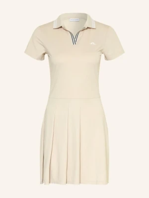 J.Lindeberg Sukienka Polo Z Dżerseju beige