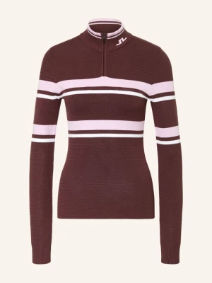 J.Lindeberg Sweter Z Golfem rot