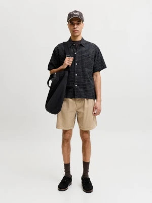 Jack & Jones Bermudy sztruksowe "Bill" w kolorze beżowym rozmiar: M