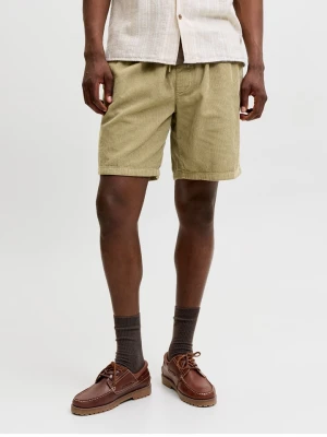 Jack & Jones Bermudy sztruksowe "Bill" w kolorze oliwkowym rozmiar: XL