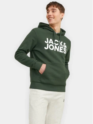 Jack&Jones Bluza Corp 12152840 Zielony Standard Fit