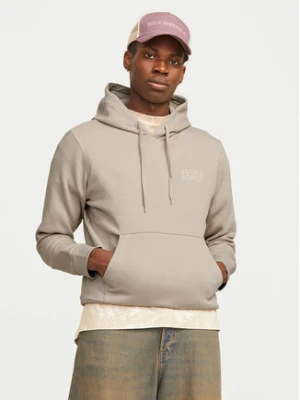 Jack & Jones Bluza Corp Logo 12152840 Beżowy Standard Fit