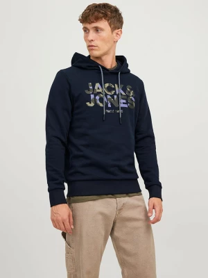 Jack & Jones Bluza "Knit" w kolorze granatowym rozmiar: L