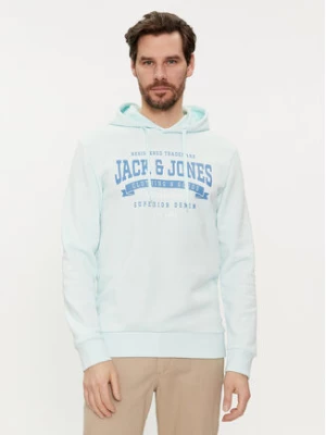 Jack&Jones Bluza Logo 12233597 Błękitny Standard Fit