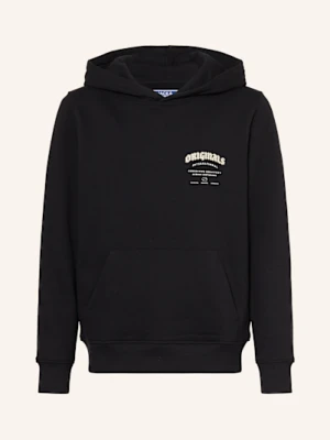 Jack&Jones Bluza Z Kapturem schwarz