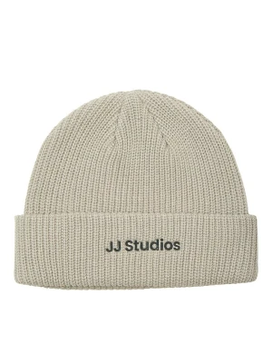 Jack & Jones Czapka beanie w kolorze beżowym rozmiar: onesize