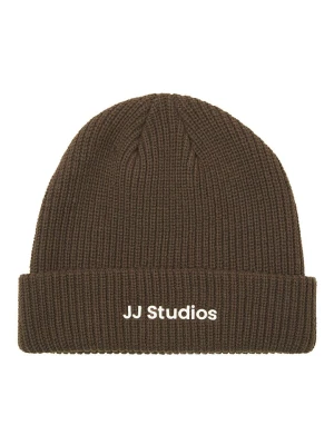 Jack & Jones Czapka beanie w kolorze brązowym rozmiar: onesize
