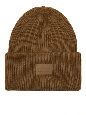 Jack & Jones Czapka w kolorze jasnobrązowym rozmiar: onesize