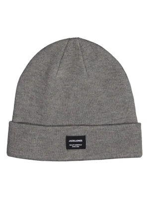 Jack & Jones Czapka w kolorze szarym rozmiar: S/M