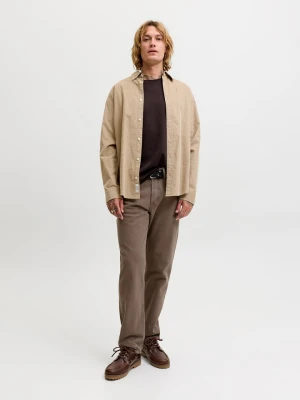 Jack & Jones Dżinsy "Jjichris Jjoriginal" - Loose fit - w kolorze jasnobrązowym rozmiar: W36 / L34