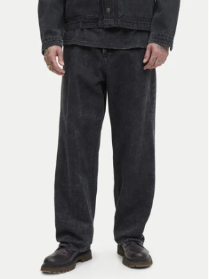 Jack & Jones Jeansy Alex Smith 12282731 Czarny Wide Leg