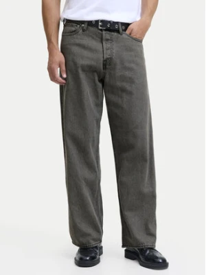 Jack & Jones Jeansy Dave Original 12290242 Szary Baggy Fit