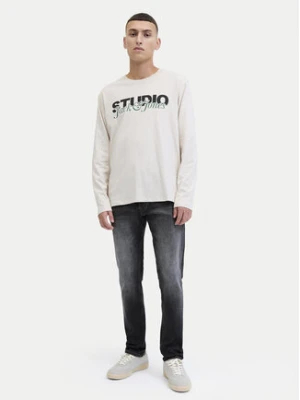 Jack & Jones Jeansy Glenn 12289778 Czarny Slim Fit