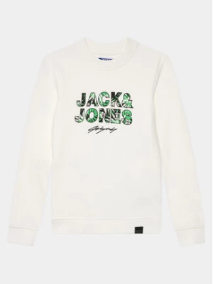 Jack&Jones Junior Bluza 12235517 Biały Standard Fit