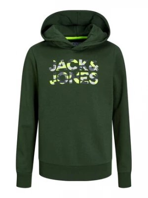 Jack&Jones Junior Bluza 12237172 Zielony Regular Fit