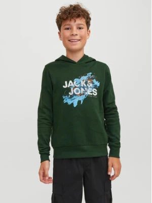 Jack & Jones Junior Bluza 12237210 Zielony Regular Fit