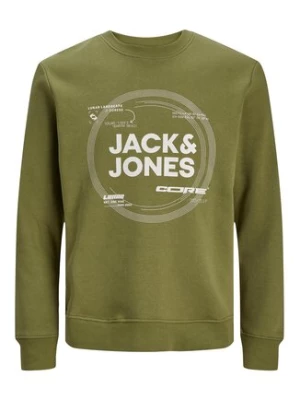 Jack&Jones Junior Bluza 12247681 Zielony Standard Fit