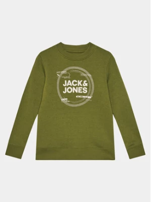 Jack&Jones Junior Bluza 12247681 Zielony Standard Fit