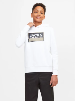 Jack&Jones Junior Bluza Logan 12254120 Biały Standard Fit