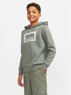Jack&Jones Junior Bluza Logan 12254120 Zielony Standard Fit