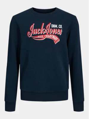 Jack&Jones Junior Bluza Logo 12249309 Granatowy Standard Fit