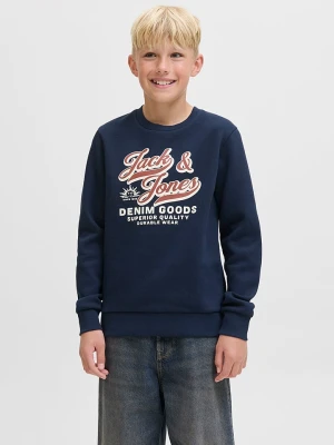 JACK & JONES Junior Bluza "Logo" w kolorze granatowym rozmiar: 164