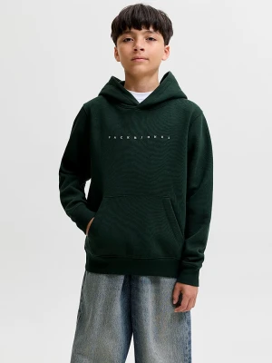 JACK & JONES Junior Bluza "Star" w kolorze ciemnozielonym rozmiar: 140