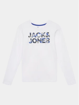 Jack&Jones Junior Bluzka 12245920 Biały Loose Fit