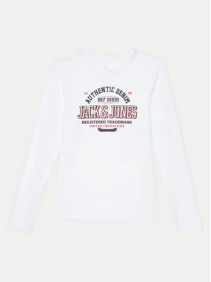 Jack&Jones Junior Bluzka Logo 12258880 Granatowy Regular Fit