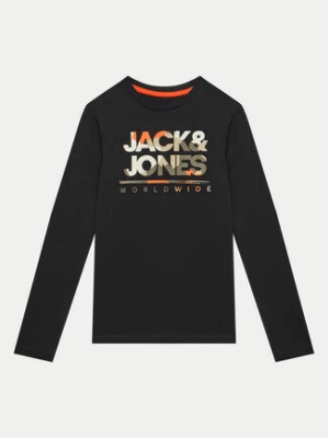 Jack&Jones Junior Bluzka Luke 12259498 Czarny Standard Fit