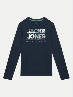 Jack&Jones Junior Bluzka Luke 12259498 Granatowy Standard Fit