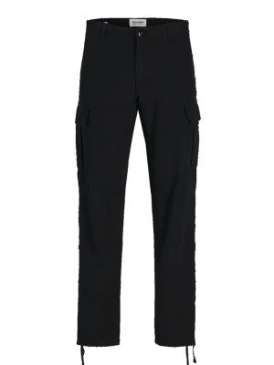 JACK & JONES Junior Bojówki "Kane" w kolorze czarnym rozmiar: 158