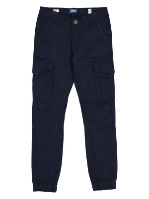 JACK & JONES Junior Bojówki "Paul" w kolorze granatowym rozmiar: 146