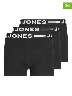 JACK & JONES Junior Bokserki (3 pary) "Sense Trunks" w kolorze czarnym rozmiar: 128