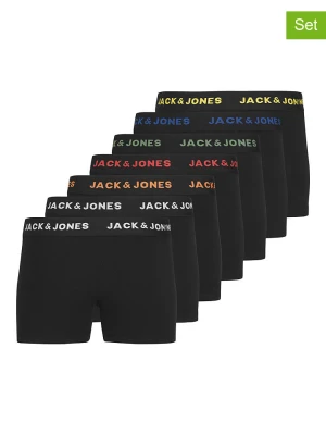 JACK & JONES Junior Bokserki (7 par) w kolorze czarnym rozmiar: 128