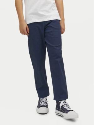 Jack&Jones Junior Chinosy Marco 12224625 Granatowy Regular Fit