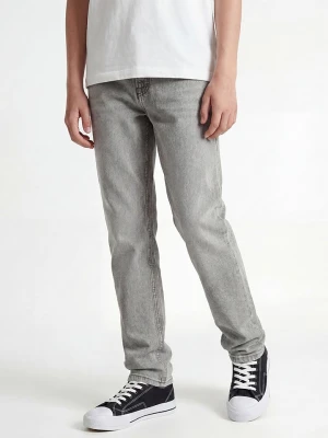 JACK & JONES Junior Dżinsy "Chris" - Slim fit - w kolorze jasnoszarym rozmiar: 164