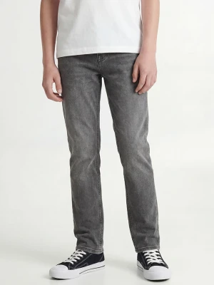 JACK & JONES Junior Dżinsy "Clark" - Slim fit - w kolorze szarym rozmiar: 158