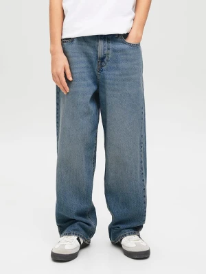 JACK & JONES Junior Dżinsy "Ron" - Regular fit - w kolorze niebieskim rozmiar: 134