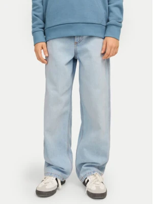 Jack&Jones Junior Jeansy Alex 12272014 Niebieski Baggy Fit