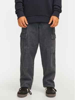 Jack&Jones Junior Jeansy Chris 12262331 Szary Relaxed Fit