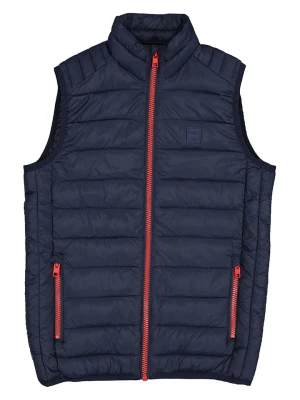 JACK & JONES Junior Kamizelka pikowana "Bradley" w kolorze granatowym rozmiar: 140
