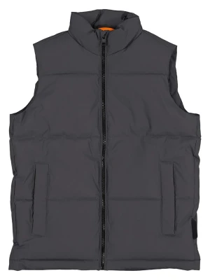 JACK & JONES Junior Kamizelka pikowana "Surface" w kolorze antracytowym rozmiar: 176