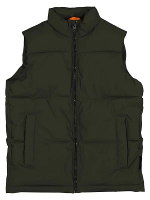 JACK & JONES Junior Kamizelka pikowana "Surface" w kolorze zielonym rozmiar: 140