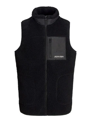 JACK & JONES Junior Kamizelka pluszowa "Bro" w kolorze czarnym rozmiar: 176