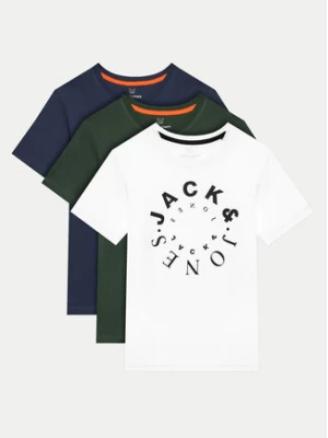 Jack&Jones Junior Komplet 3 t-shirtów Warrior 12248802 Kolorowy Regular Fit