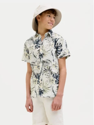 Jack&Jones Junior Koszula Hawaii 12269273 Écru Regular Fit