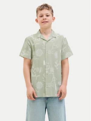 Jack&Jones Junior Koszula Luke 12277298 Zielony Relaxed Fit