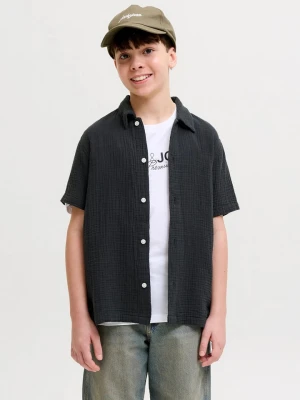 JACK & JONES Junior Koszula "Nantucket" w kolorze czarnym rozmiar: 140