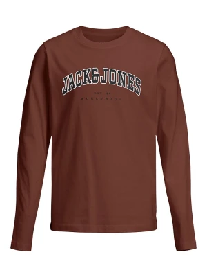 JACK & JONES Junior Koszulka "Caleb" w kolorze brązowym rozmiar: 164